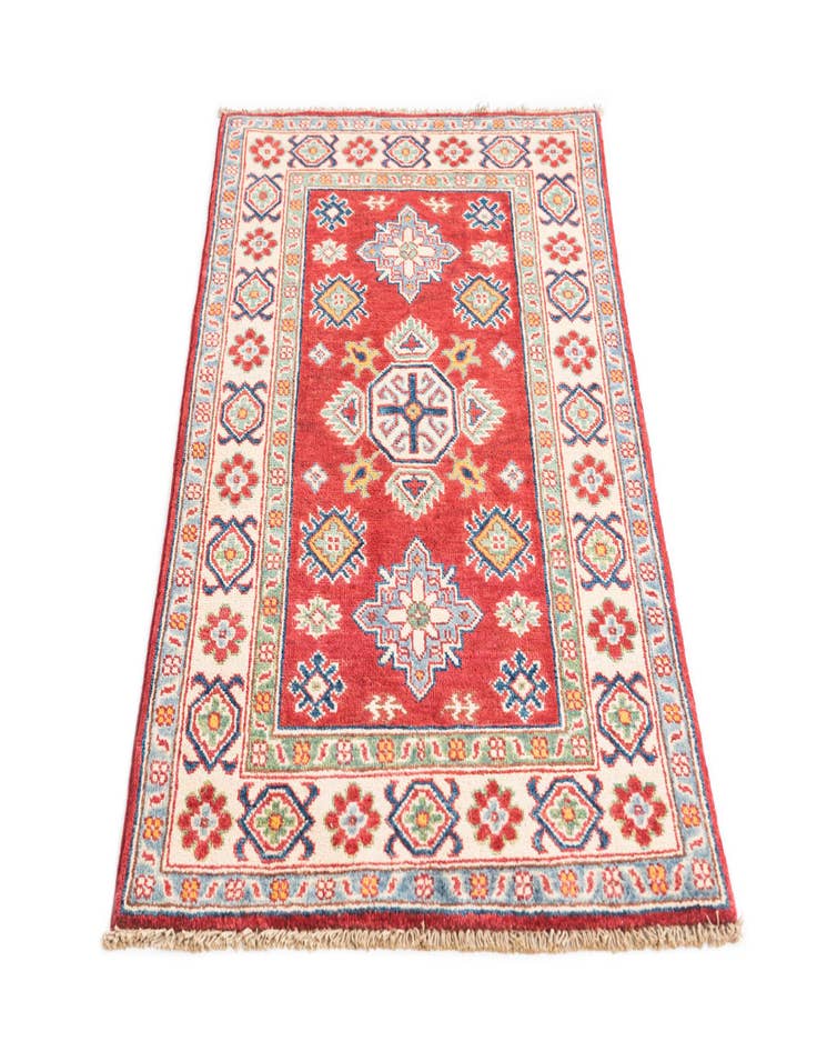 Detail image of  2' 7 x 4' 2  Hand Knotted Kazak Rug