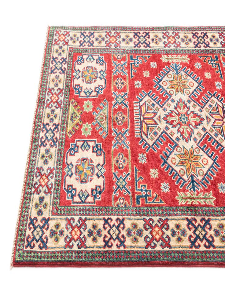 Detail image of  3' 3 x 5'  Hand Knotted Kazak Rug