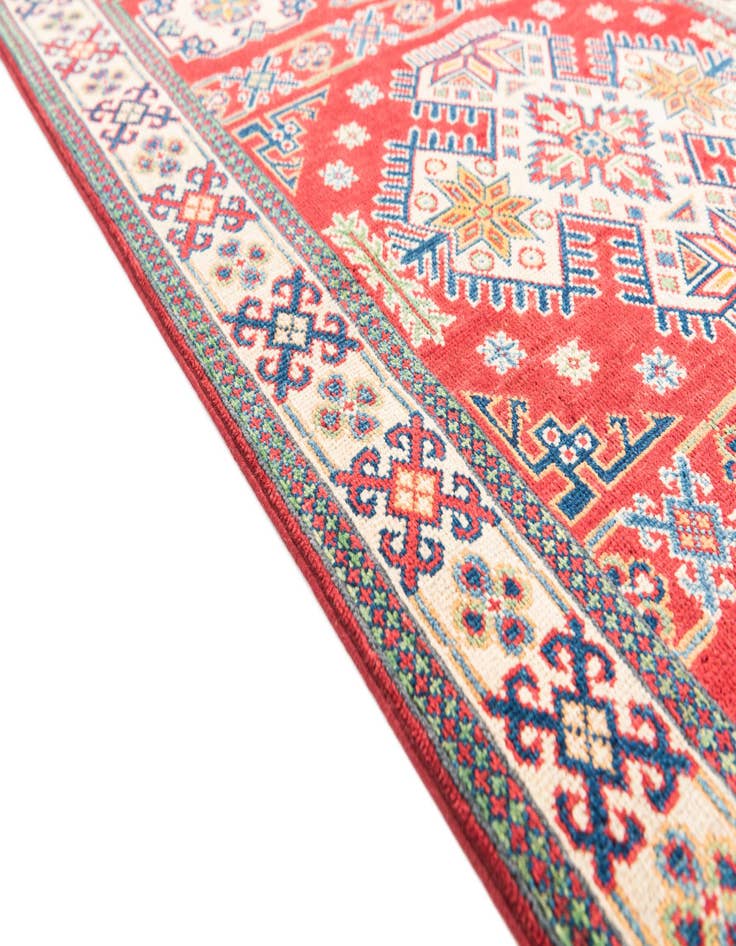 Detail image of  3' 3 x 5'  Hand Knotted Kazak Rug