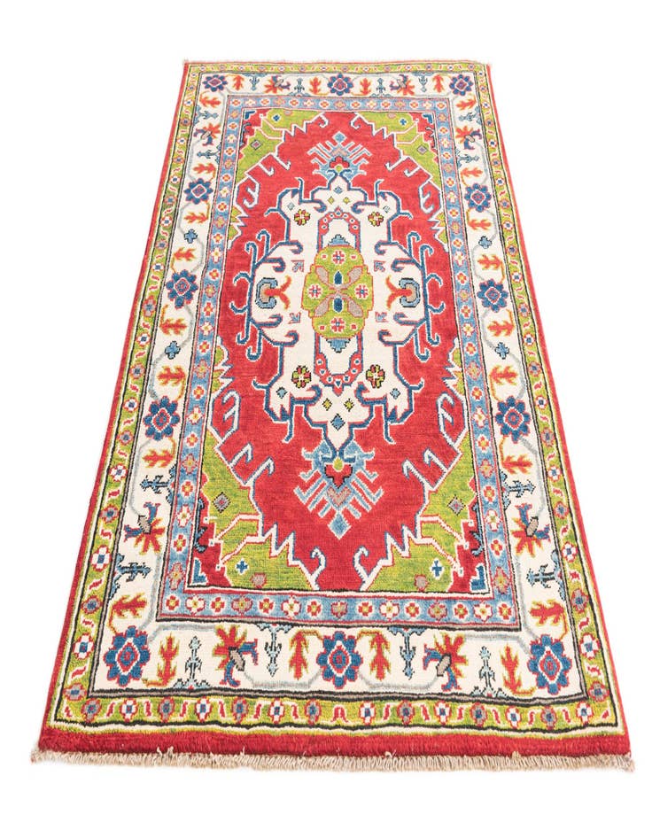 Detail image of  3' 3 x 5'  Hand Knotted Kazak Rug