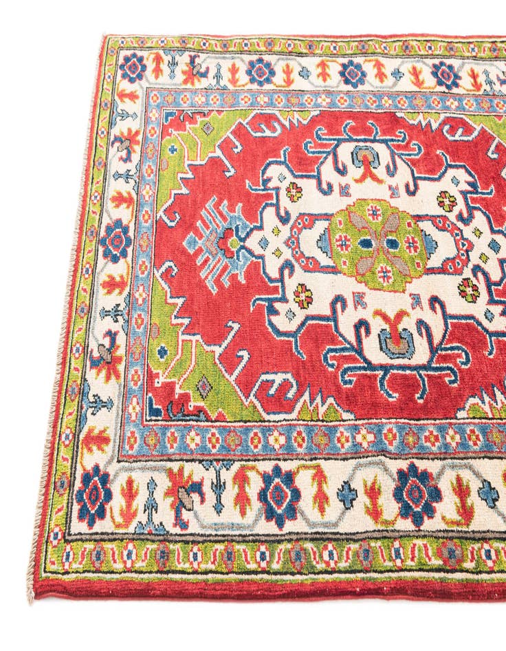 Detail image of  3' 3 x 5'  Hand Knotted Kazak Rug