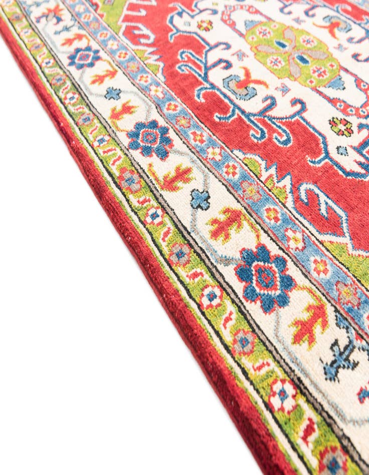 Detail image of  3' 3 x 5'  Hand Knotted Kazak Rug