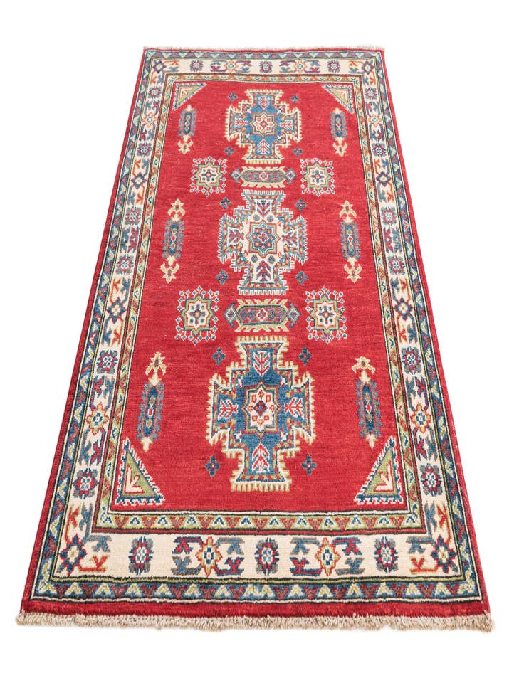 Detail image of  3' 4 x 5' 1  Hand Knotted Kazak Rug