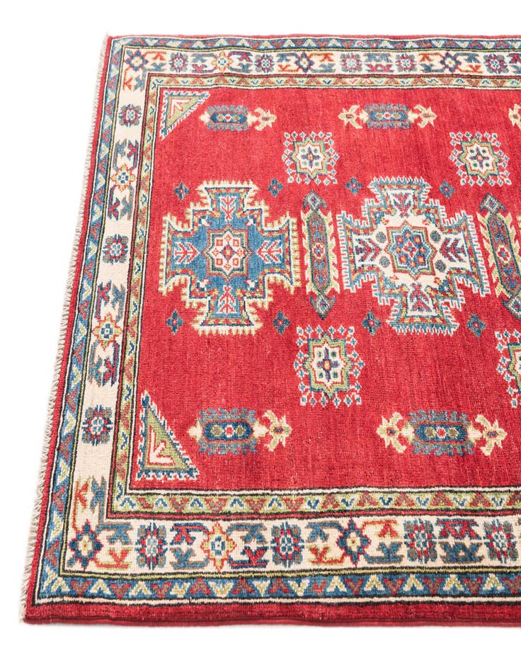 Detail image of  3' 4 x 5' 1  Hand Knotted Kazak Rug