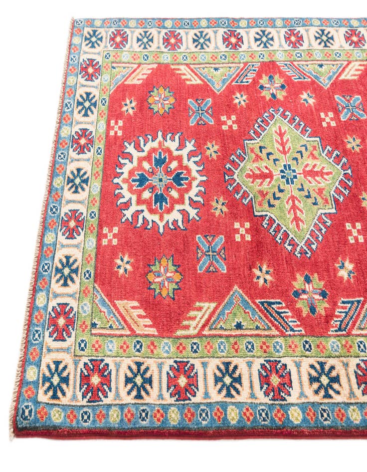 Detail image of  3' 3 x 4' 10  Hand Knotted Kazak Rug