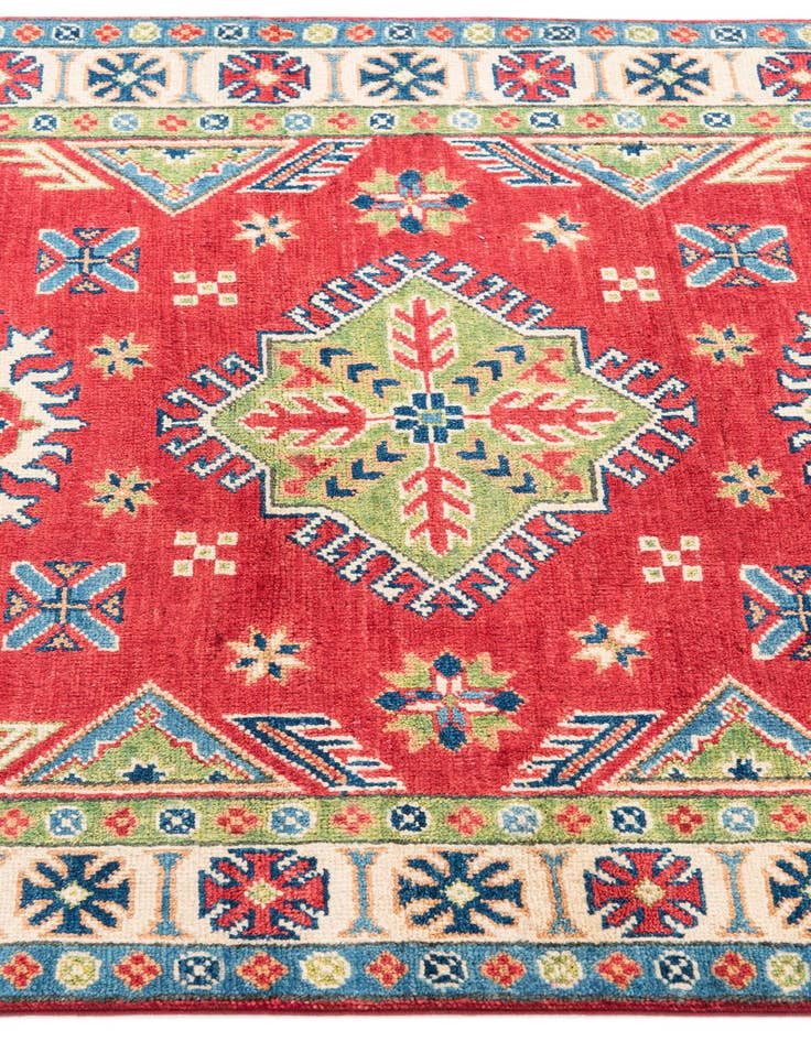 Detail image of  3' 3 x 4' 10  Hand Knotted Kazak Rug