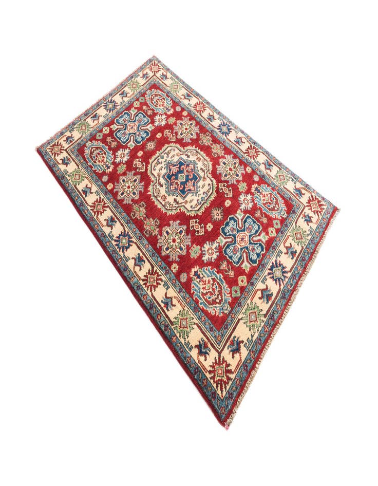 Detail image of  3' 2 x 5'  Hand Knotted Kazak Rug