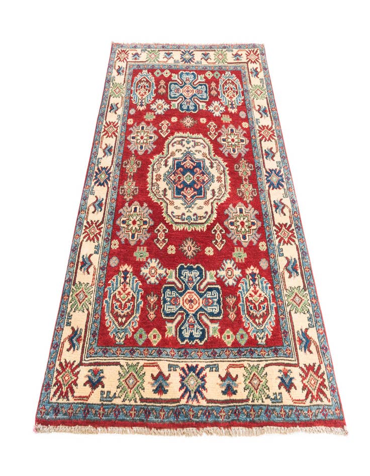 Detail image of  3' 2 x 5'  Hand Knotted Kazak Rug