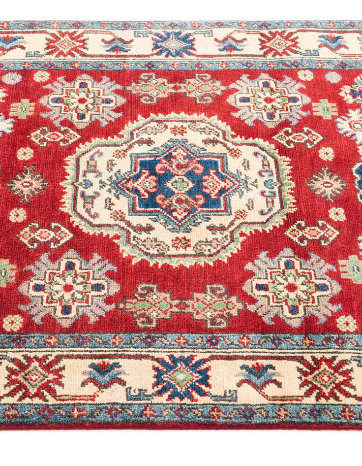 Detail image of  3' 2 x 5'  Hand Knotted Kazak Rug