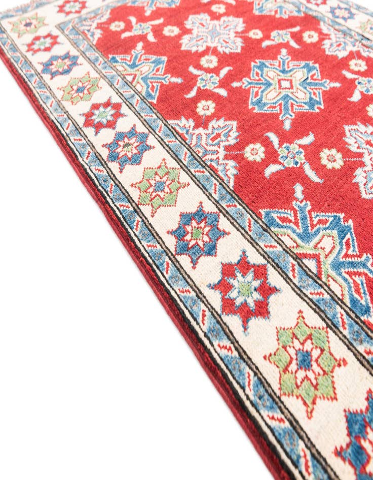 Detail image of  3' 2 x 4' 9  Hand Knotted Kazak Rug