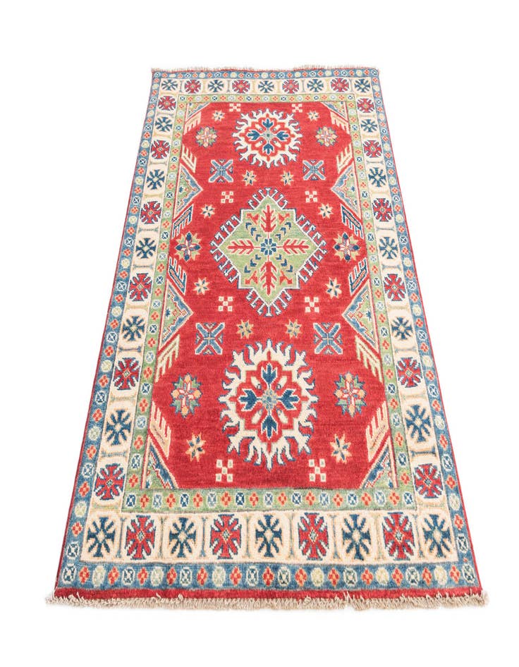 Detail image of  3' 3 x 5'  Hand Knotted Kazak Rug