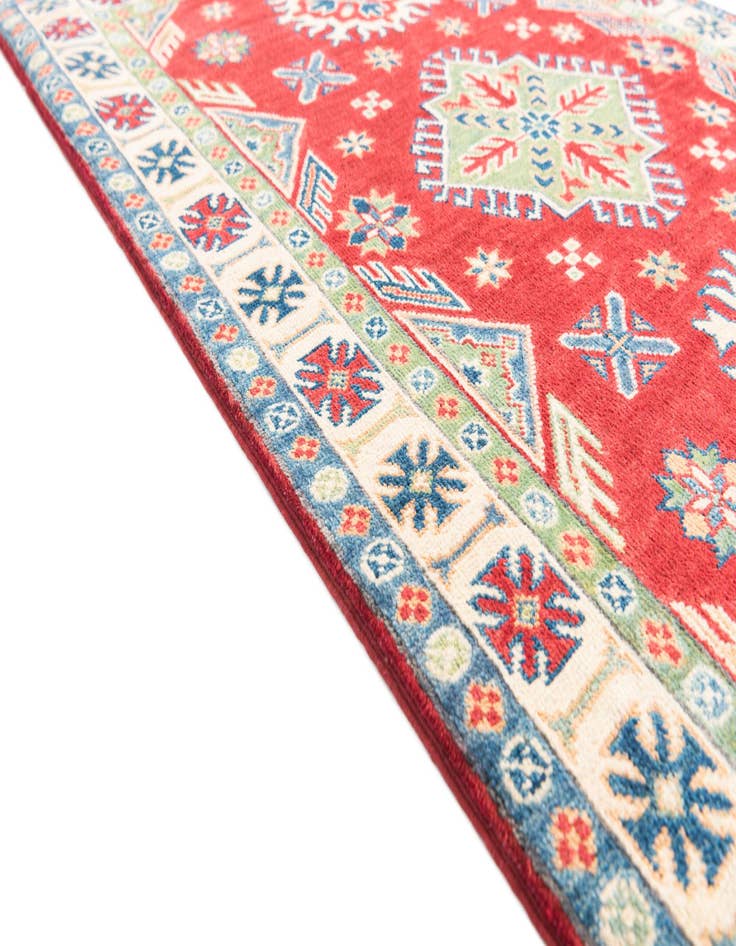 Detail image of  3' 3 x 5'  Hand Knotted Kazak Rug
