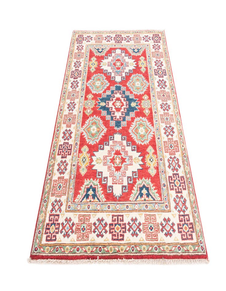 Detail image of  3' 3 x 5'  Hand Knotted Kazak Rug