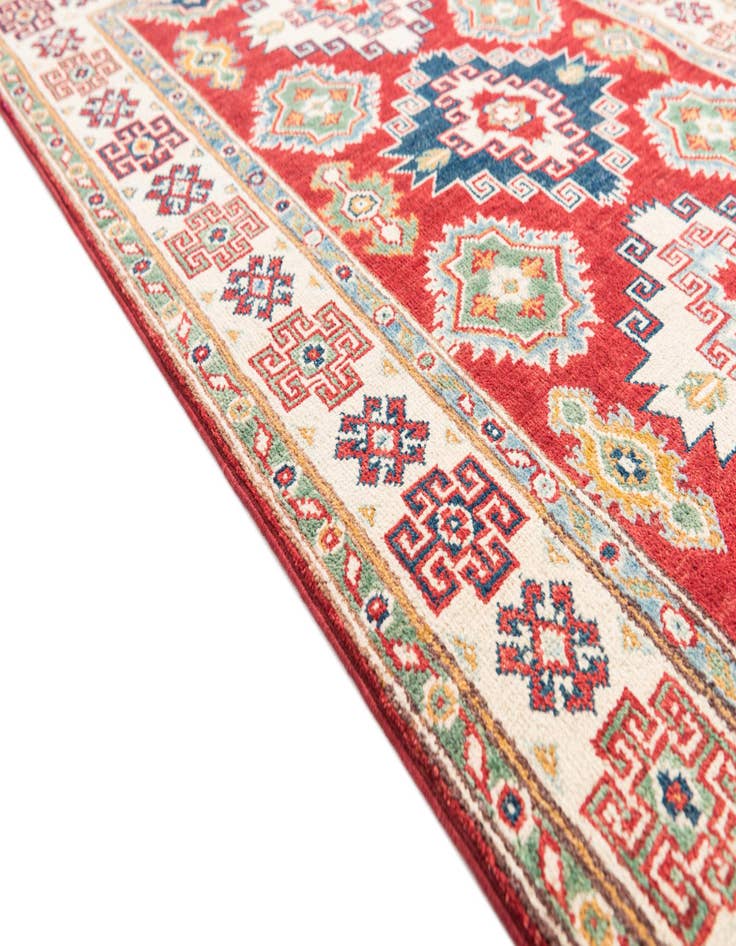 Detail image of  3' 3 x 5'  Hand Knotted Kazak Rug