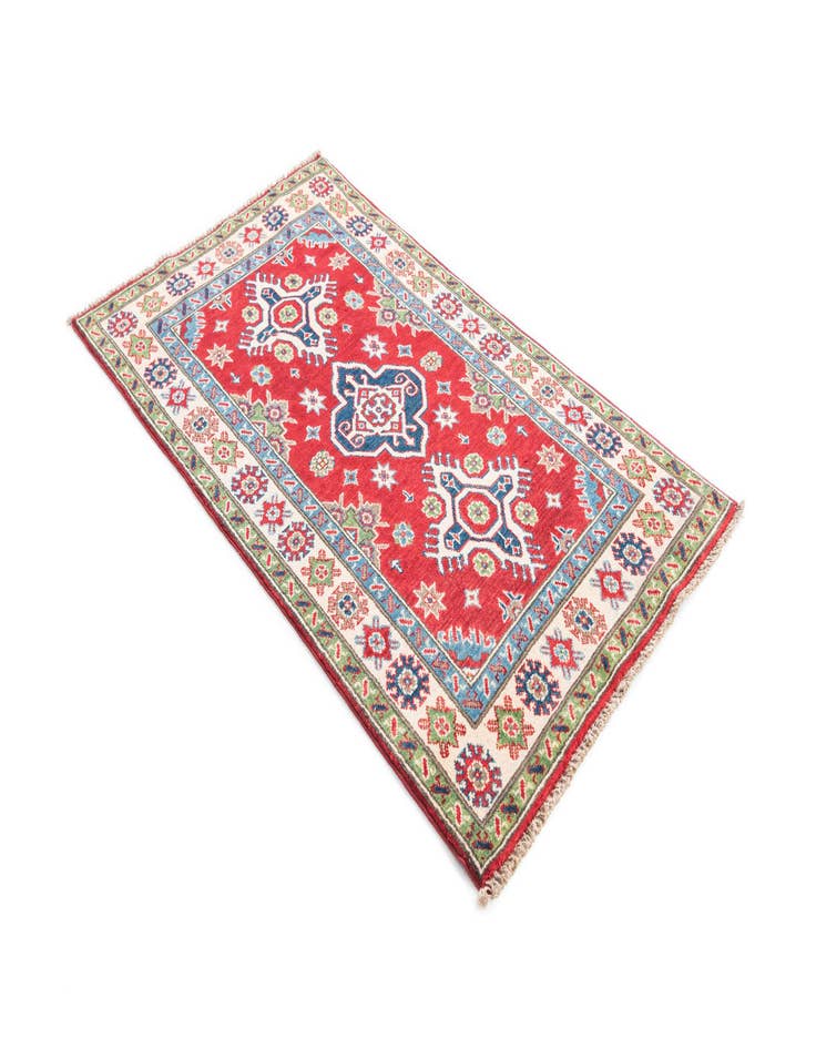 Detail image of  3' 2 x 5' 3  Hand Knotted Kazak Rug