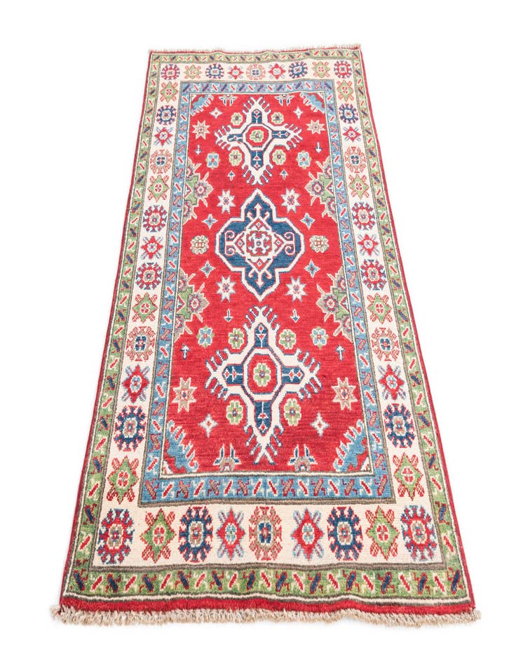 Detail image of  3' 2 x 5' 3  Hand Knotted Kazak Rug