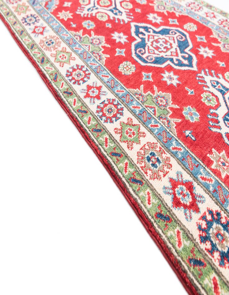 Detail image of  3' 2 x 5' 3  Hand Knotted Kazak Rug