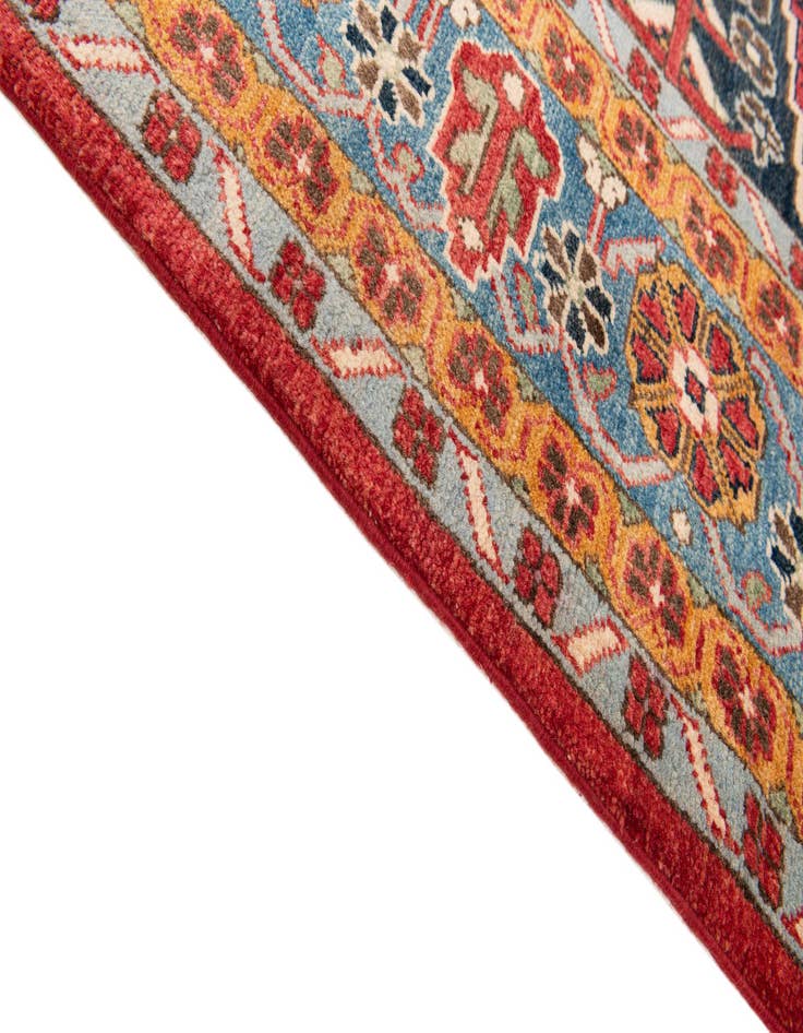 Detail image of  8' x 9' 10  Hand Knotted Kazak Rug