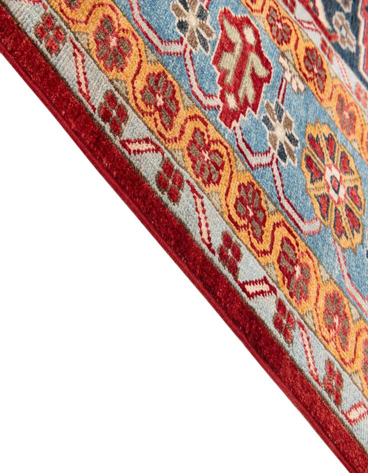 Detail image of  8' x 9' 9  Hand Knotted Kazak Rug