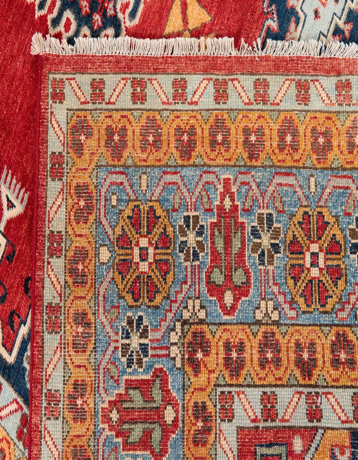 Detail image of  8' 3 x 9' 10  Hand Knotted Kazak Rug