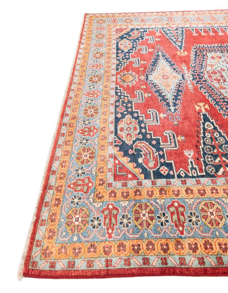 Detail image of  8' 3 x 9' 10  Hand Knotted Kazak Rug