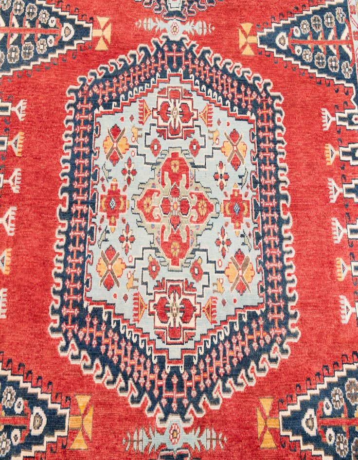 Detail image of  8' 3 x 9' 10  Hand Knotted Kazak Rug