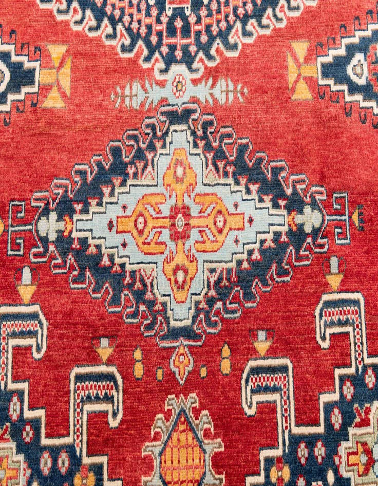 Detail image of  8' 3 x 9' 10  Hand Knotted Kazak Rug