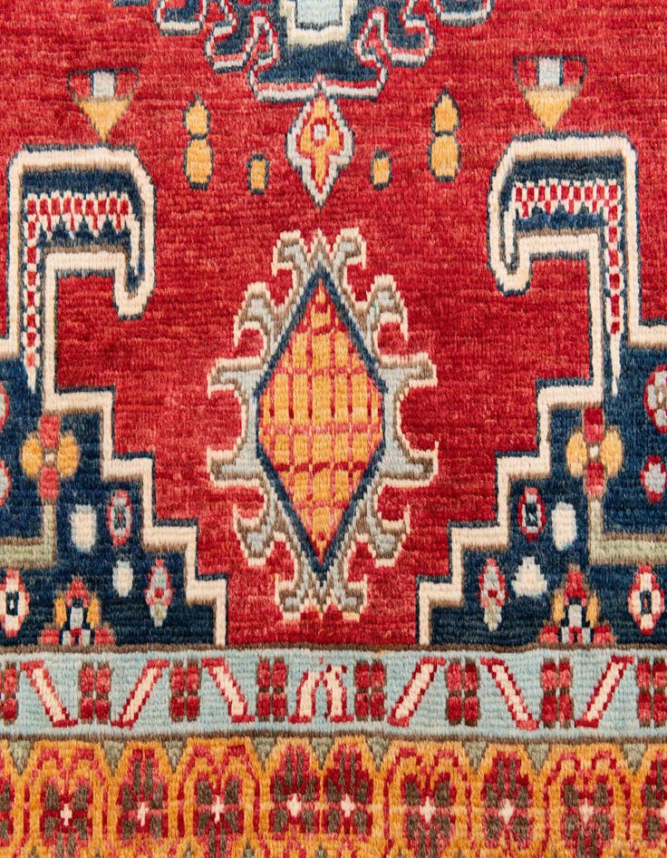 Detail image of  8' 3 x 9' 10  Hand Knotted Kazak Rug