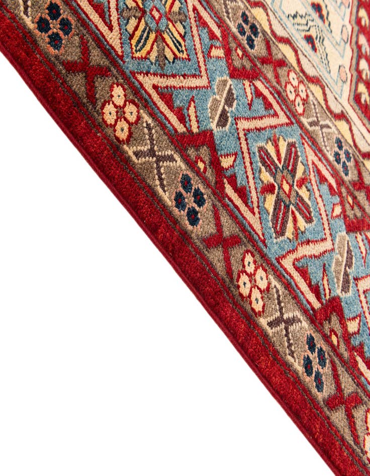 Detail image of  8' x 10'  Hand Knotted Kazak Rug