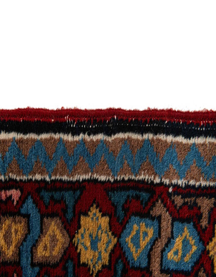 Detail image of  6' 2 x 10' 3  Hand Knotted Kazak Wool Rug