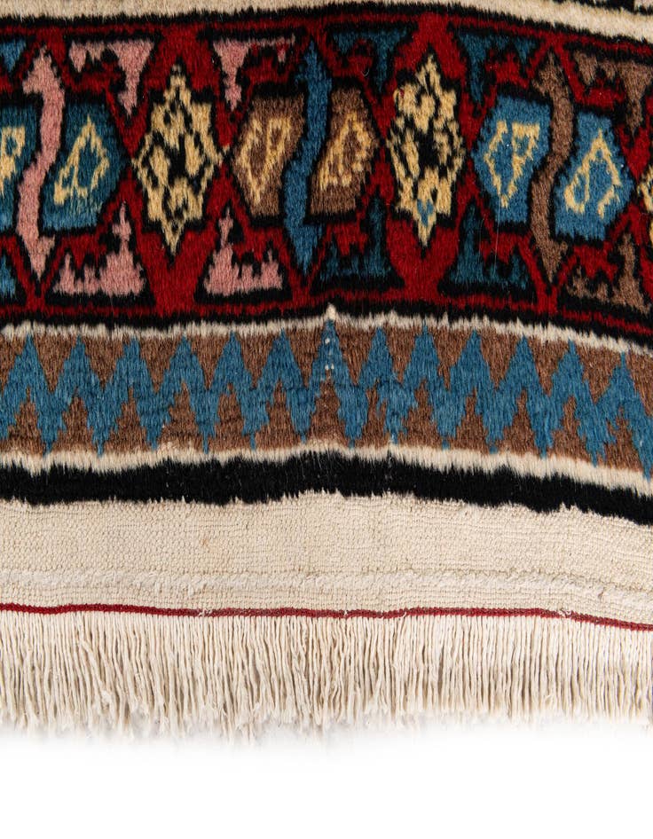 Detail image of  6' 2 x 10' 3  Hand Knotted Kazak Wool Rug