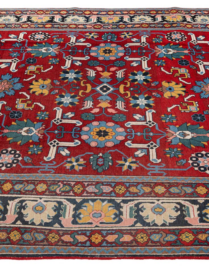 Detail image of  6' 2 x 10' 3  Hand Knotted Kazak Wool Rug