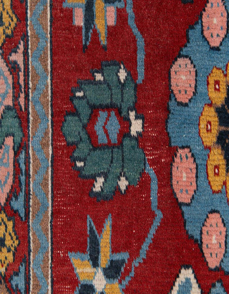 Detail image of  6' 2 x 10' 3  Hand Knotted Kazak Wool Rug
