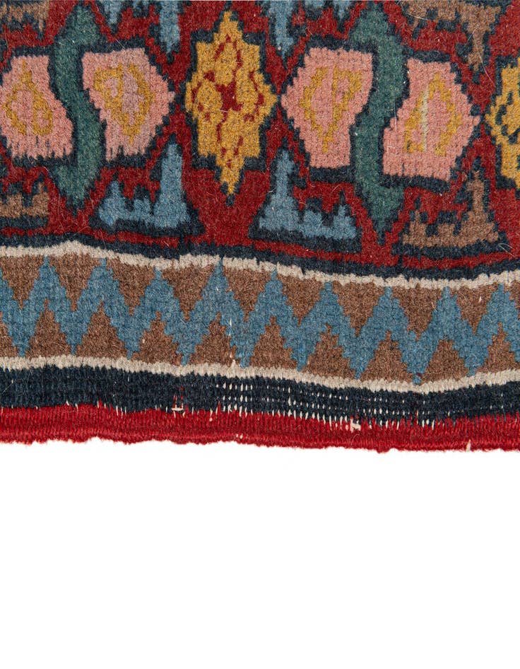 Detail image of  6' 2 x 10' 3  Hand Knotted Kazak Wool Rug