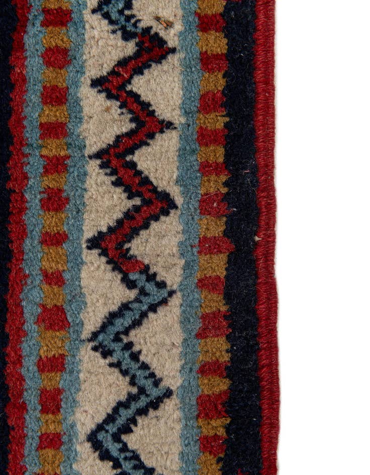 Detail image of  4' 3 x 6' 6  Hand Knotted Kazak Rug