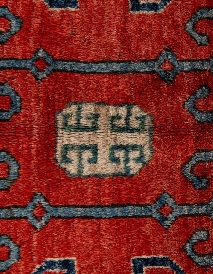 Detail image of  5' 9 x 7' 3  Hand Knotted Kazak Wool Rug
