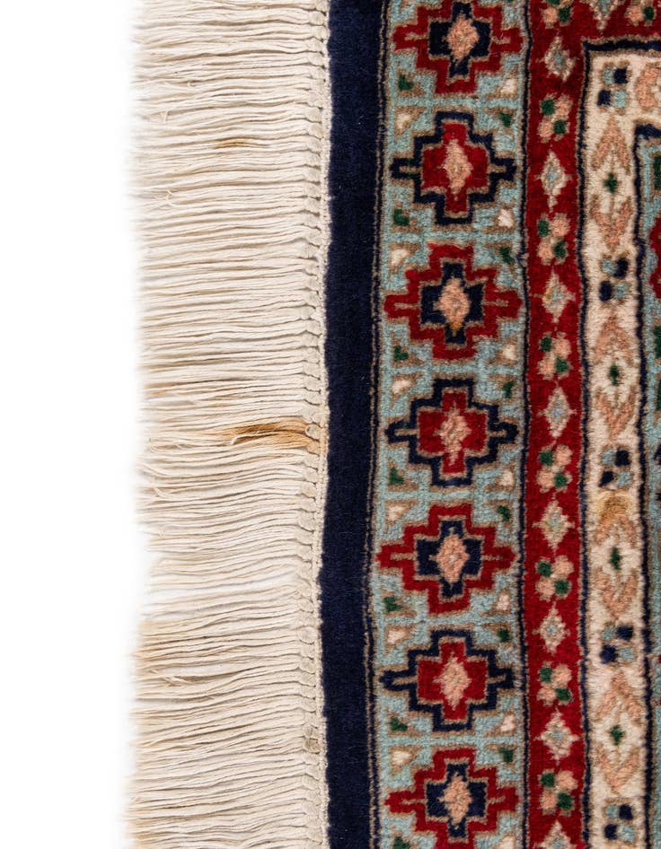 Detail image of  4' x 6' 1  Hand Knotted Kazak Rug