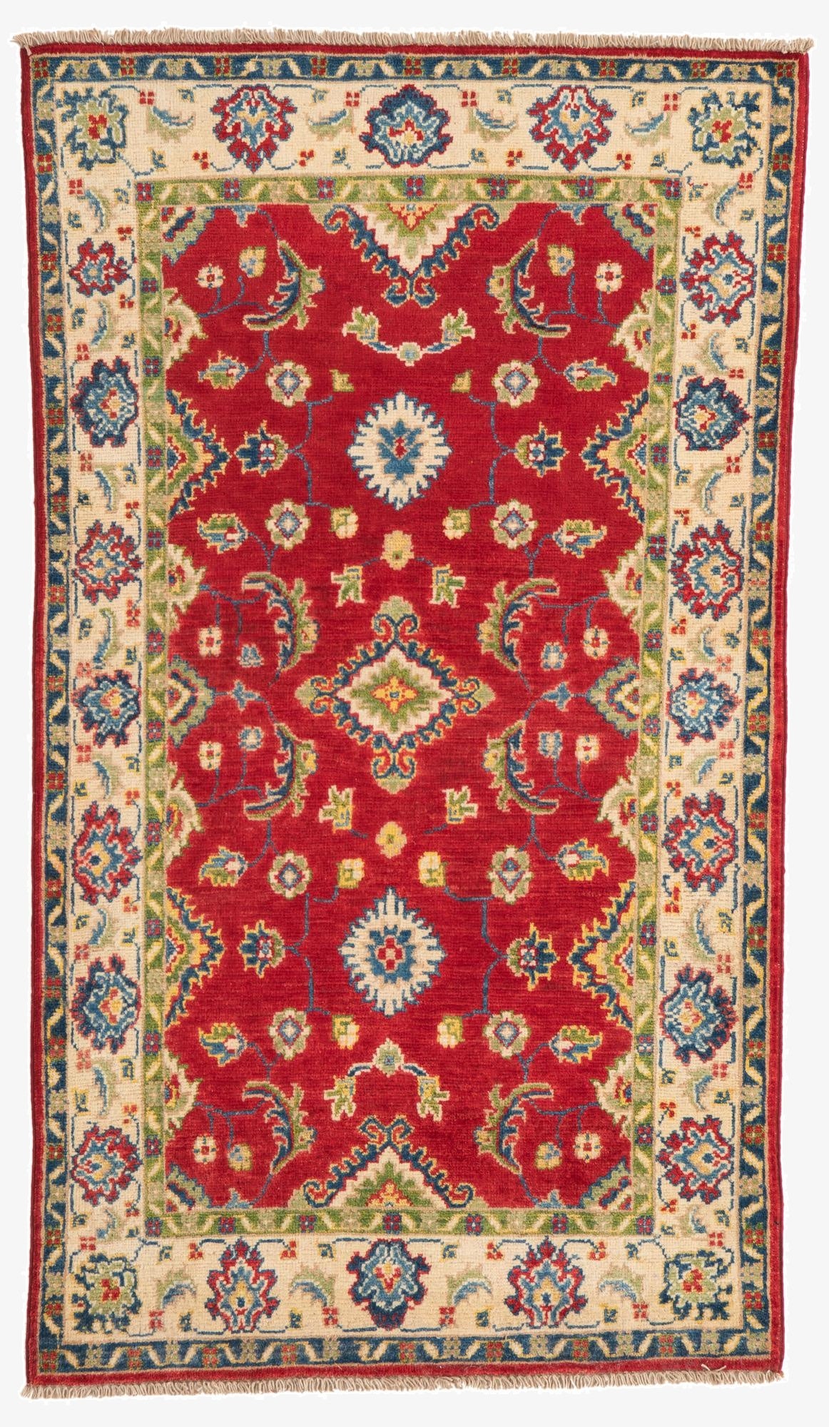  3' x 5' 2  Hand Knotted Kazak Rug