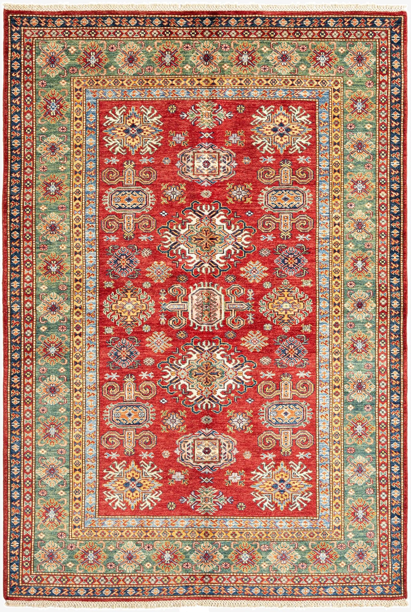  5' 5 x 8' Kazak Wool Rug