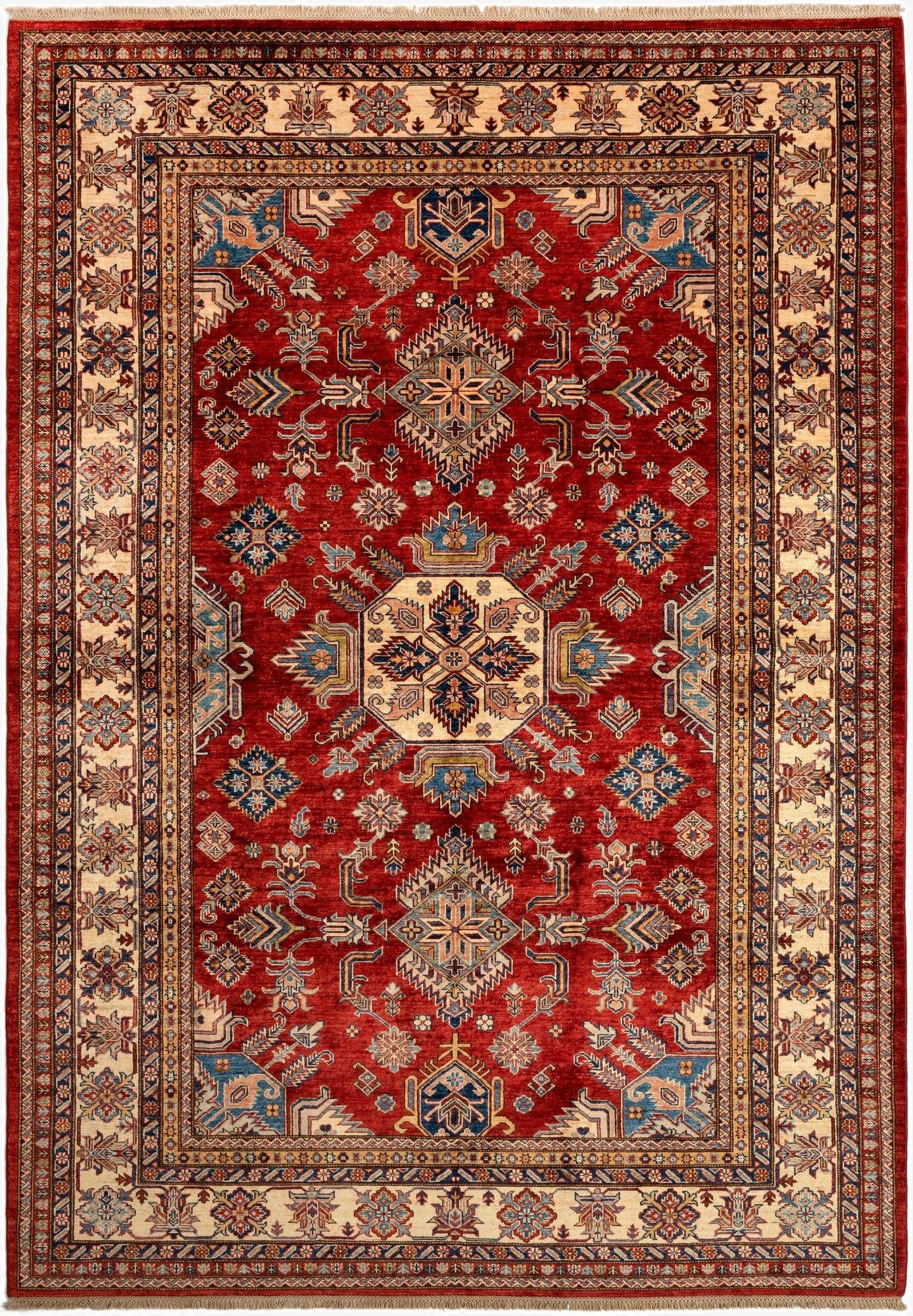  6' 11 x 10' Kazak Wool Rug
