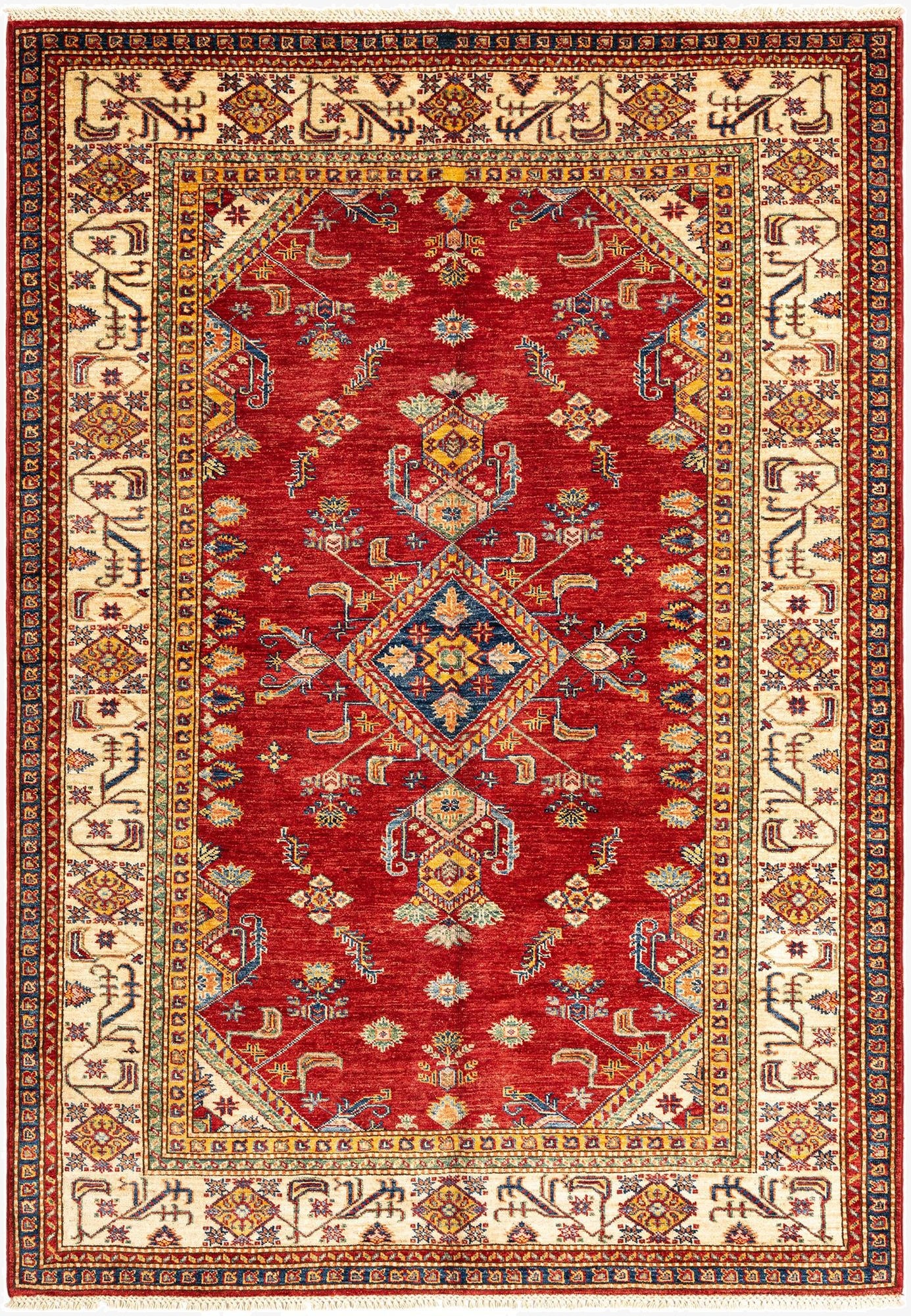  5' 7 x 7' 11 Kazak Wool Rug