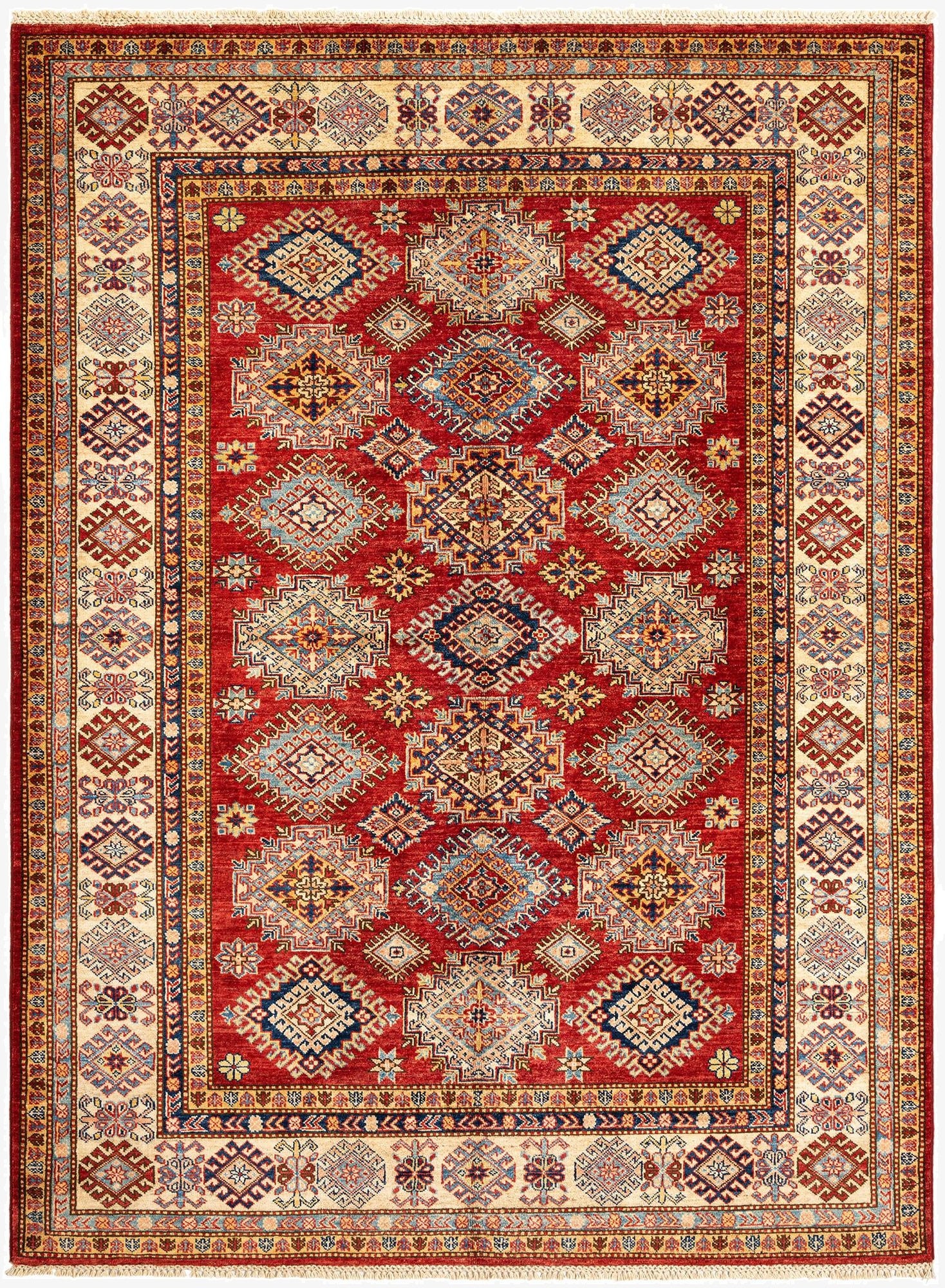 5' 9 x 7' 11 Kazak Wool Rug