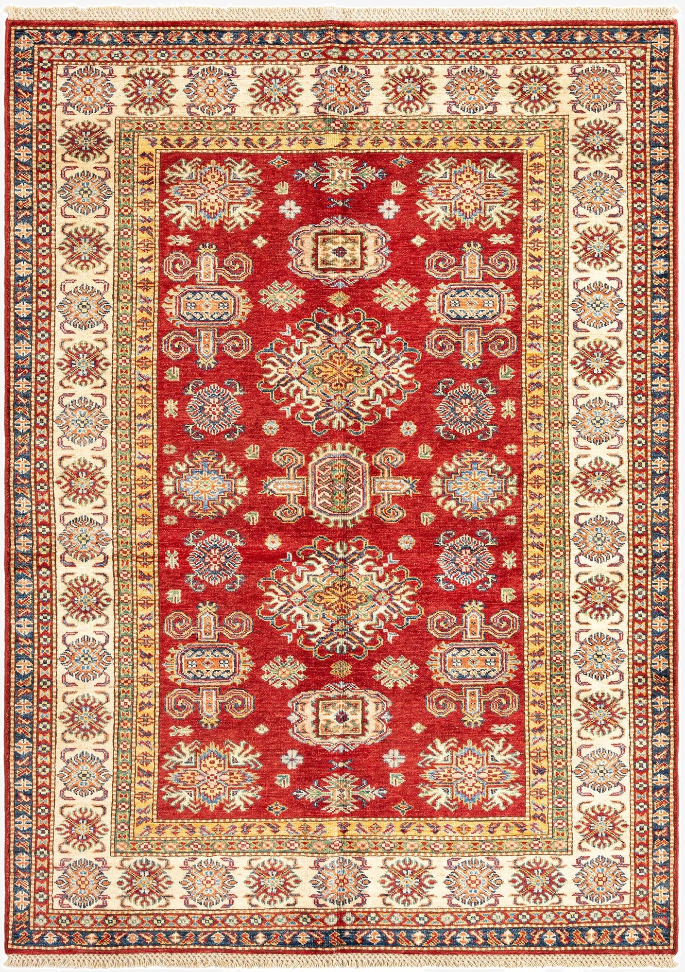  4' 10 x 6' 8 Kazak Wool Rug
