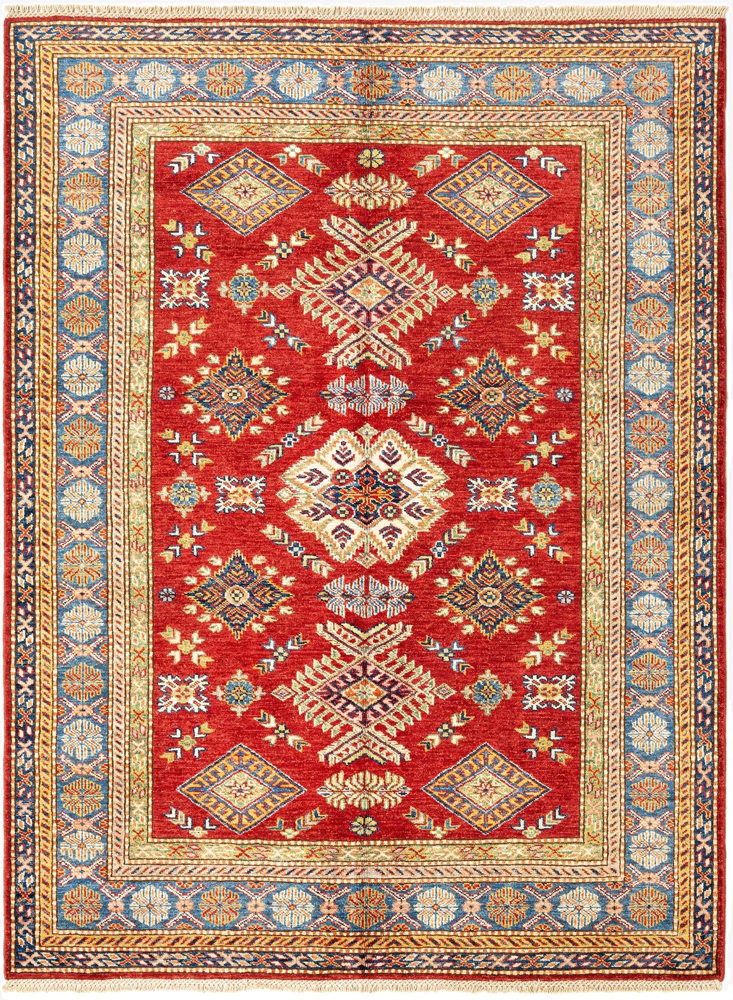  4' 10 x 6' 6 Kazak Wool Rug