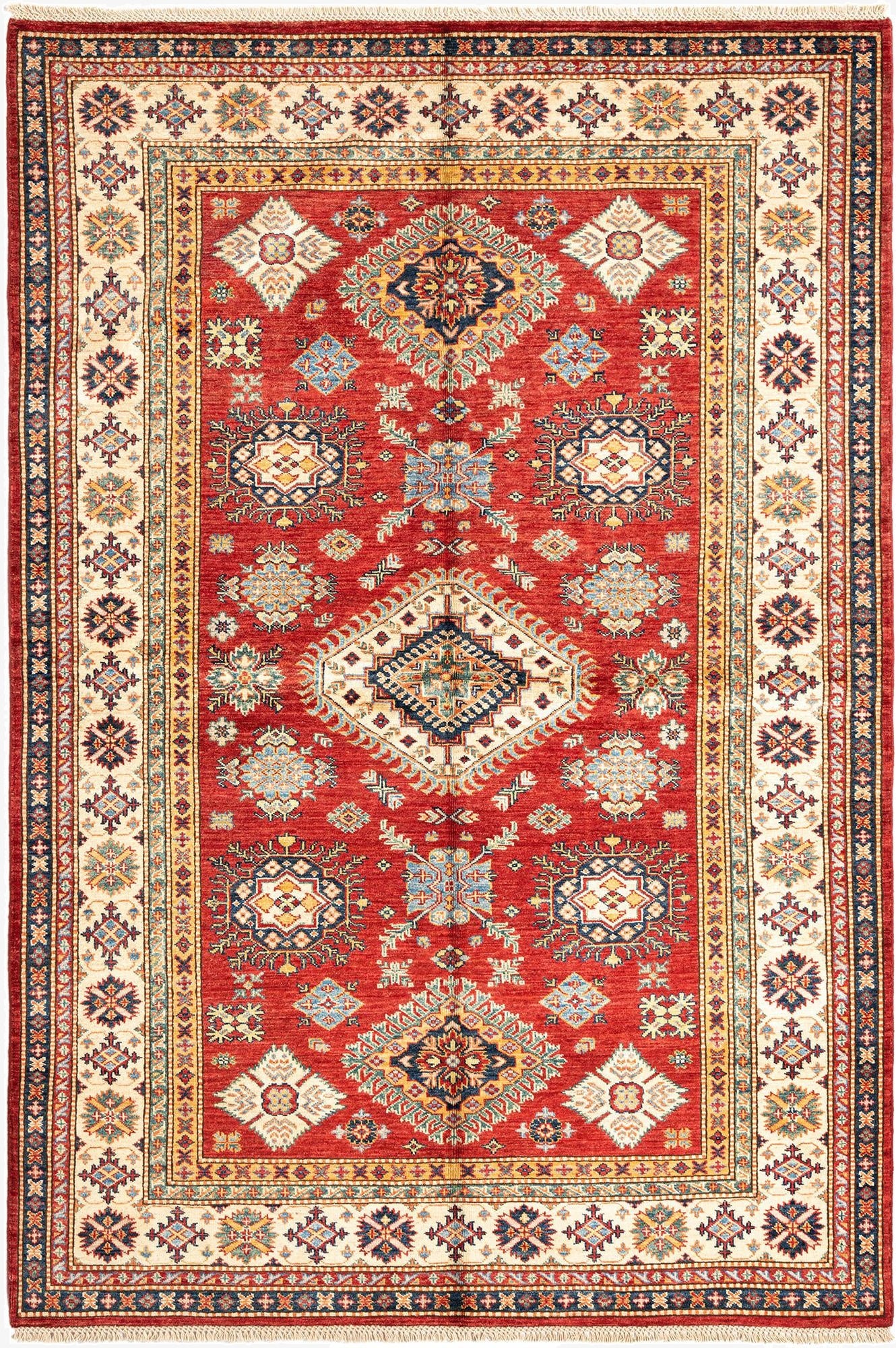  5' 5 x 8' 2 Kazak Wool Rug