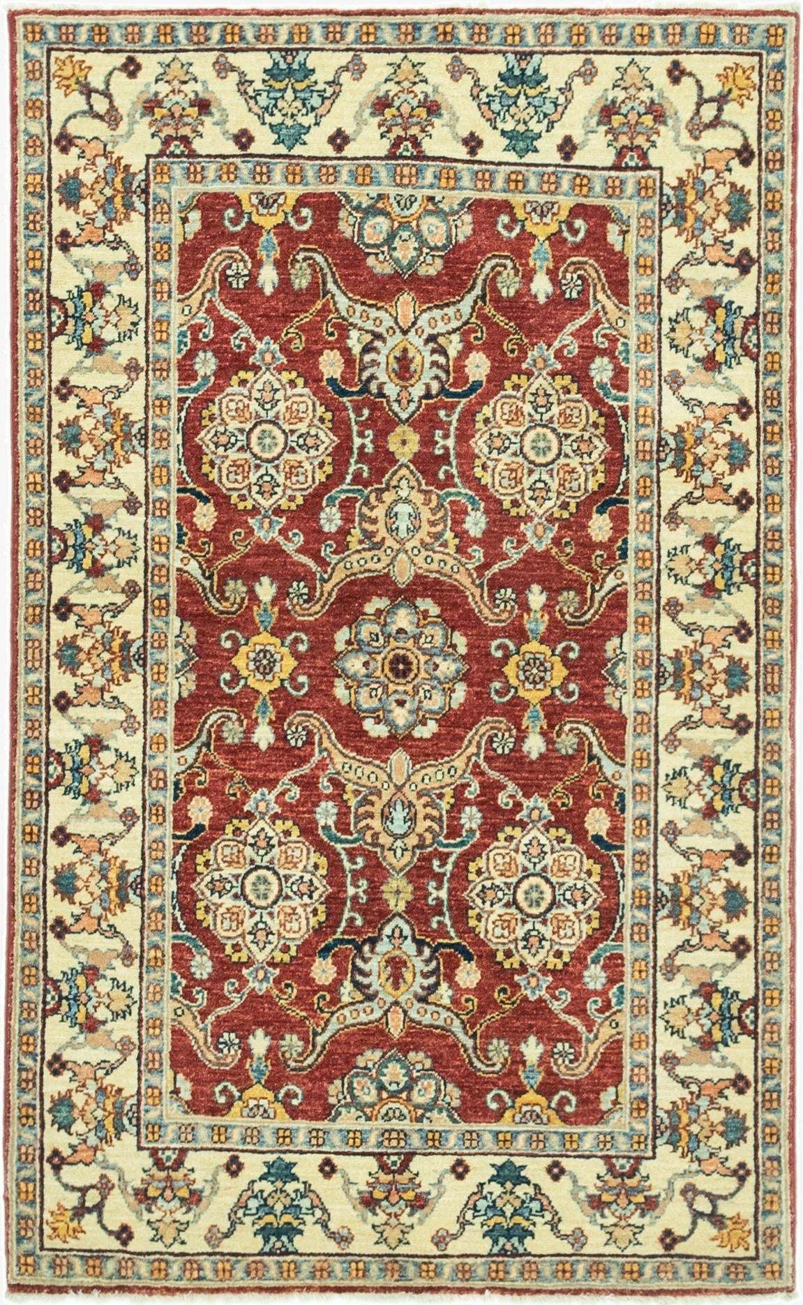  3' 1 x 5'  Hand Knotted Kazak Rug