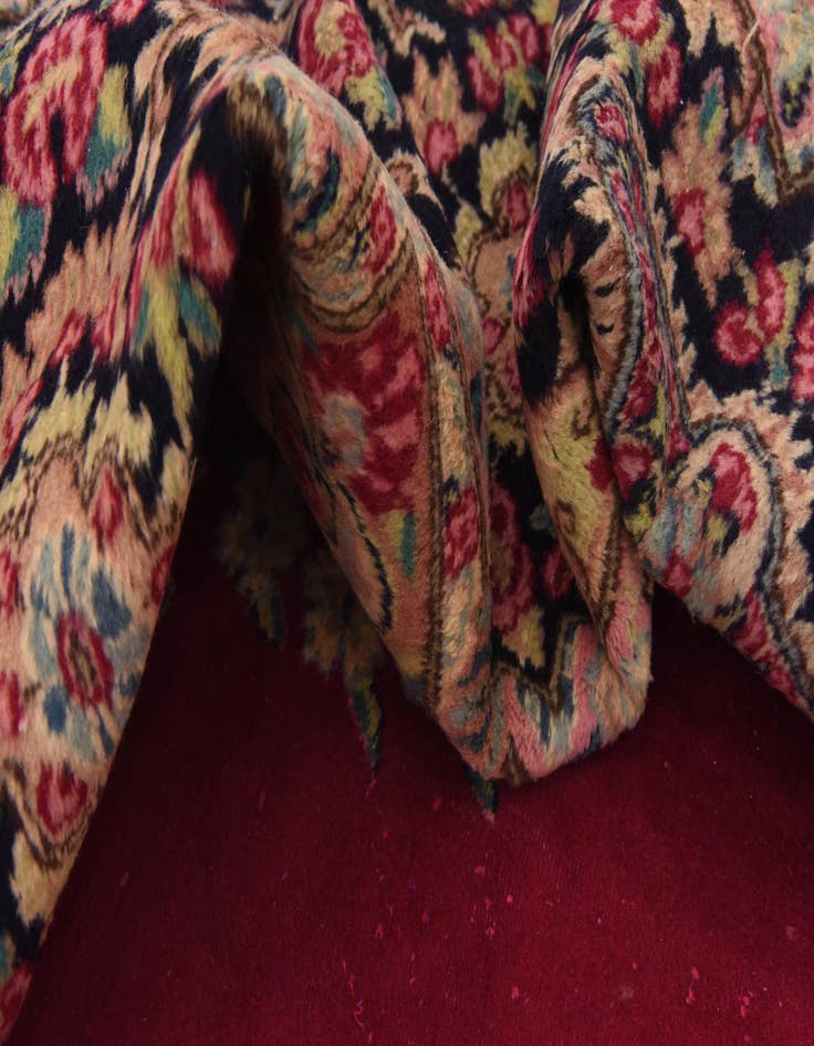 Detail image of  9' 8 x 12' 10  Hand Knotted Kerman Persian Wool Rug