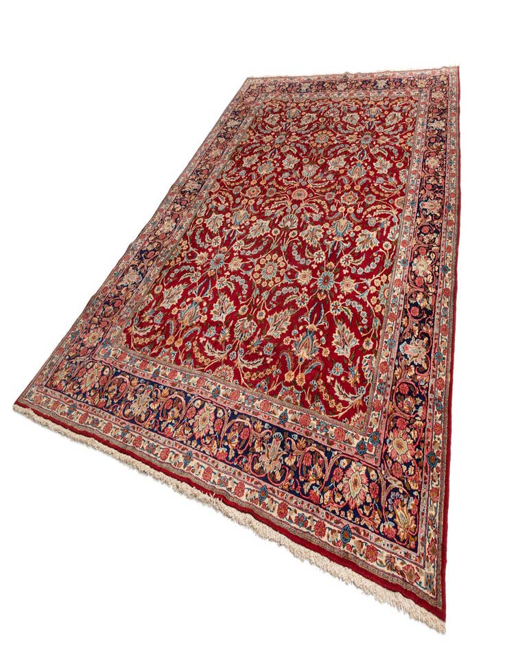 Detail image of  9' 10 x 13' 7 Kerman Wool Rug