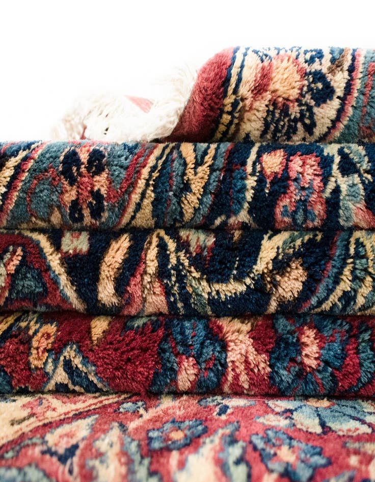 Detail image of  9' 11 x 14' 2 Kerman Wool Rug