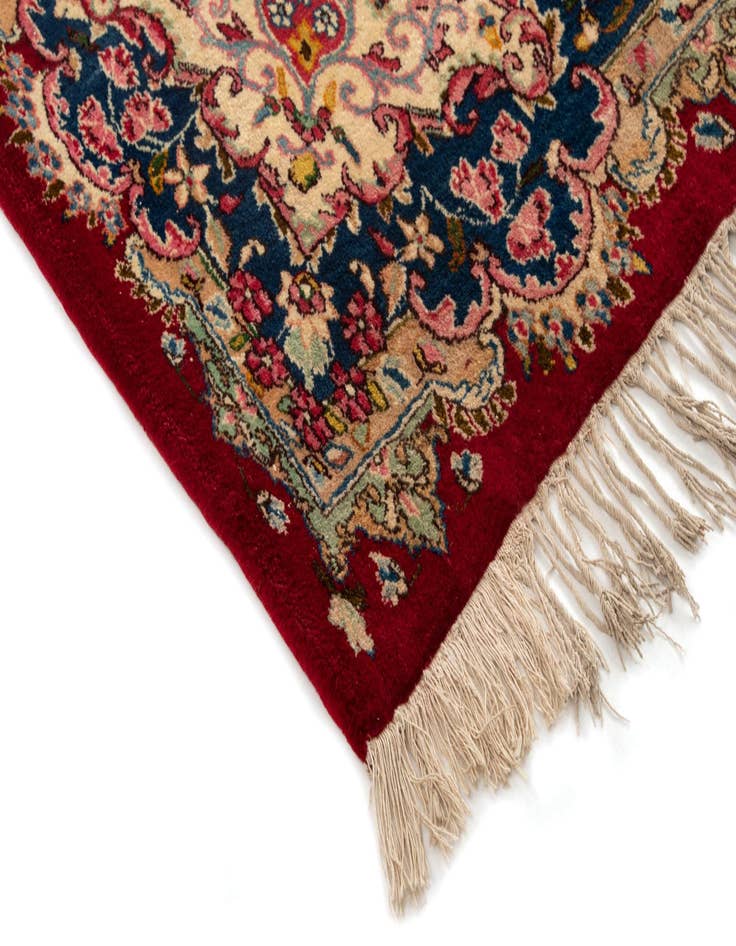 Detail image of  7' 11 x 10' 9  Hand Knotted Kerman Persian Wool Rug